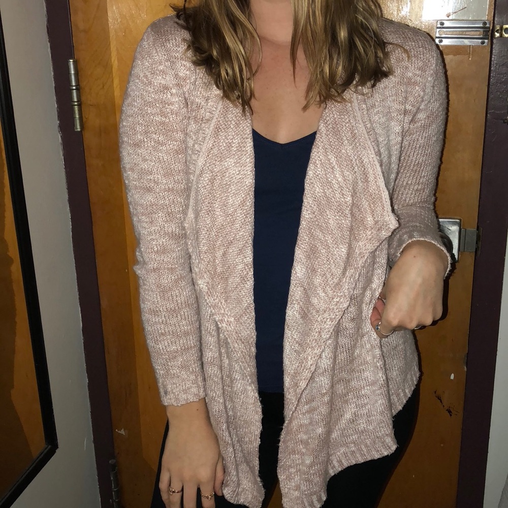 Pinkish/cream cardigan
